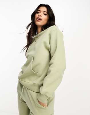 Chelsea Peers - Oversize-Sweatshirt in Salbeigrün