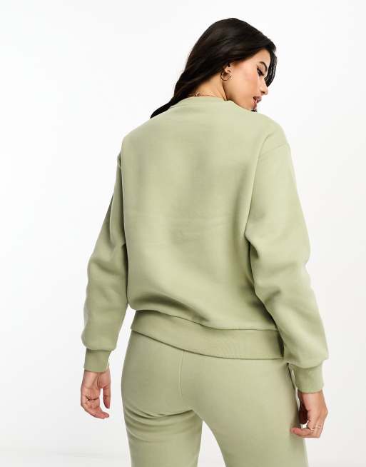 Chelsea Peers - Oversized sweatshirt in saliegroen, 2 van 4