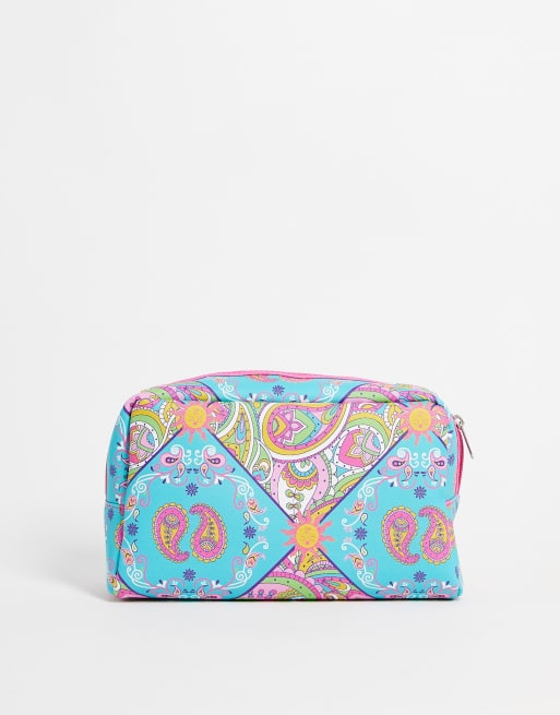 Chelsea Peers paisly print makeup bag