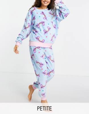 Petite fleece pajama pants hot sale