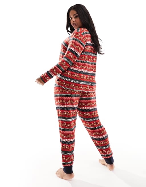 Plus best sale christmas pyjamas