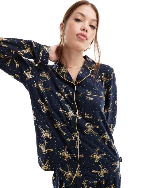 SCHIESSER Contemporary Nightwear pyjamaset, dames pyjama lang