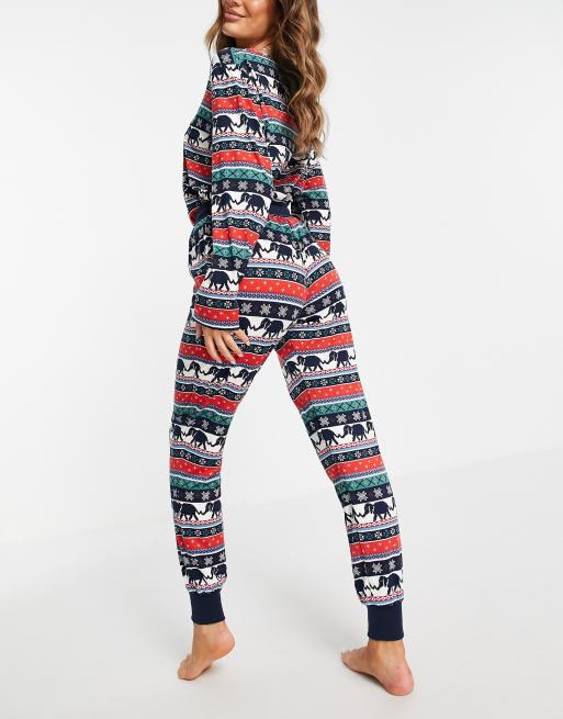 Long-Sleeve Top and Jogger Pyjama Set, Regular