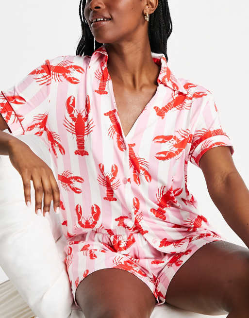 Lobster best sale print pajamas