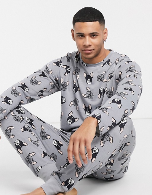 Chelsea Peers pug print pyjamas