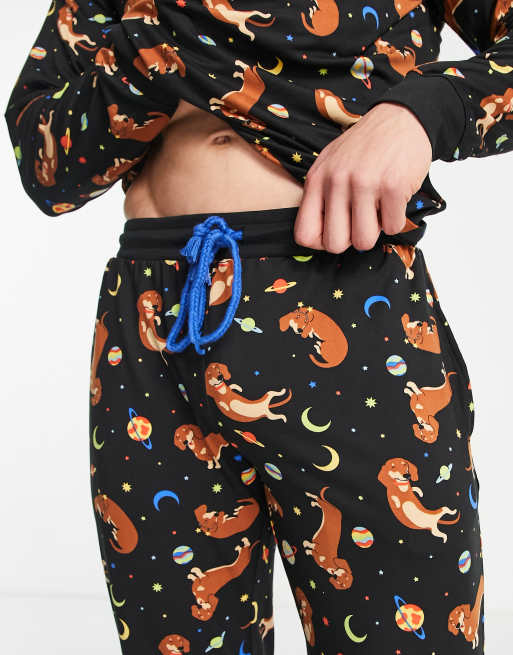 Chelsea Peers - Pyjamaset met teckelprint, 4 van 4