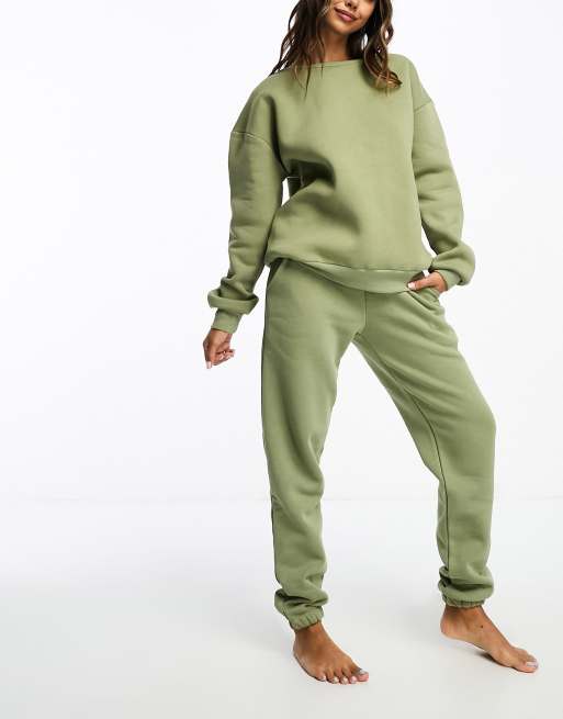 Chelsea Peers – Salviagrön mysig sweatshirt, del av set, 4 av 4