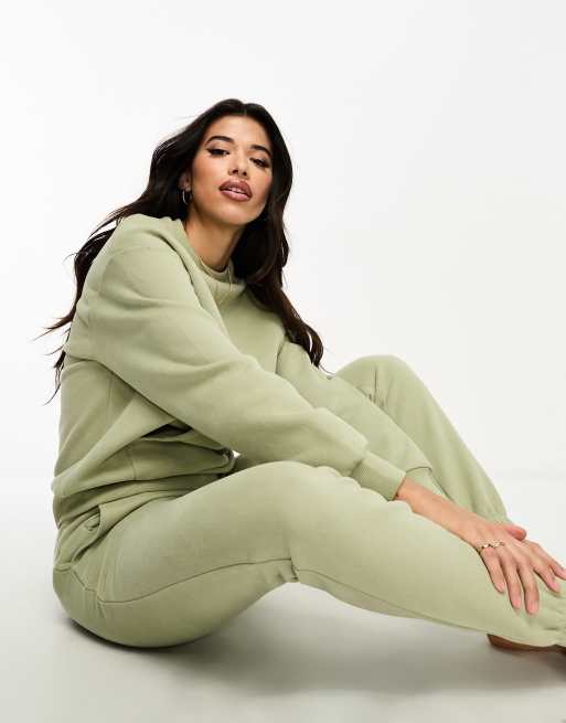 Chelsea Peers - Salviegrøn oversized sweatshirt, 4 af 4