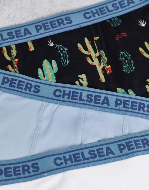 Chelsea Peers - Set van 3 boxershorts met cactusprint, 4 van 4