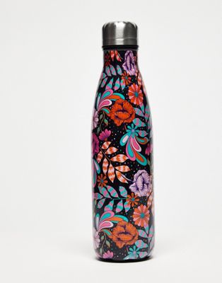 Chelsea Peers stainless steel water bottle in winter floral - ASOS Price Checker