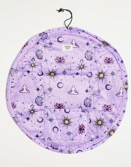 Chelsea Peers - Trousse à maquillage à imprimé céleste avec cordon - Lilas, 4 de 4