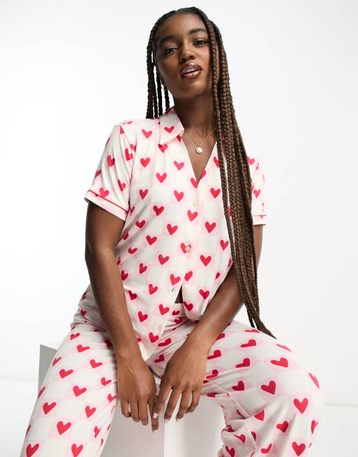 Heart pj online set