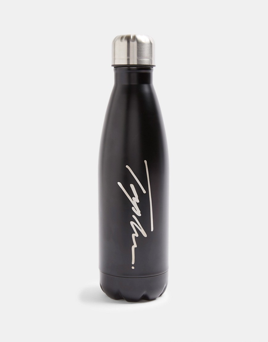 фото Черная бутылка для воды topman-черный цвет