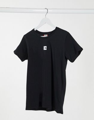 north face central logo t shirt