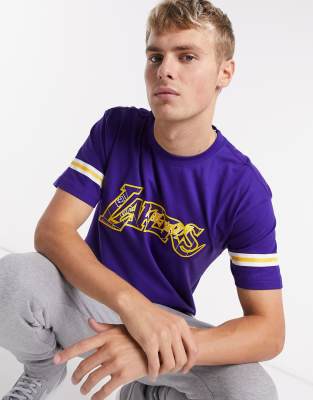 фото Черная футболка с логотипом mitchell & ness la lakers tear up pack-черный