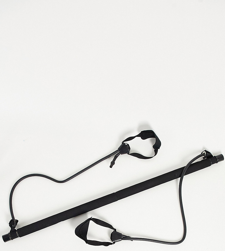 фото Черная гимнастическая палка для пилатеса fithut-черный цвет