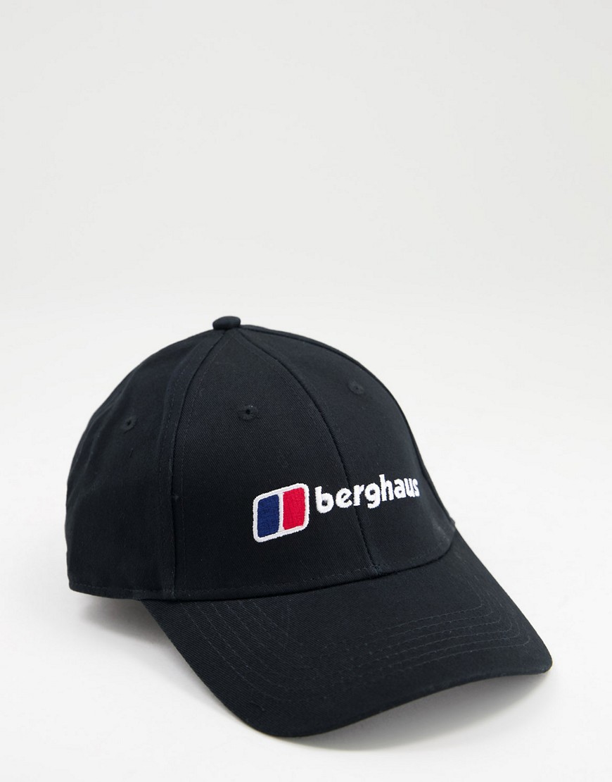 фото Черная кепка с логотипом berghaus recognition-черный