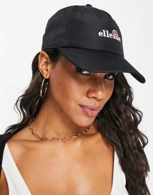 Головные уборы  Asos Черная кепка с логотипом Ellesse-Черный цвет