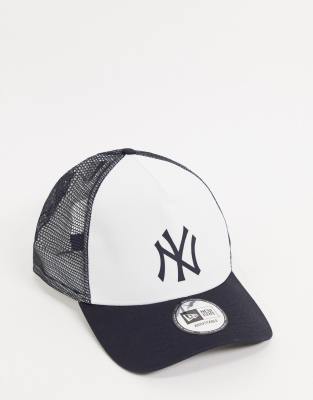 фото Черная кепка с логотипом команды "new york yankees" new era 9forty-черный цвет