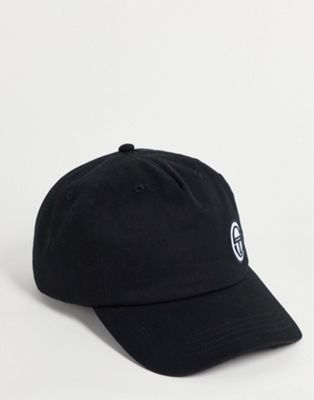 фото Черная кепка с логотипом sergio tacchini-черный цвет