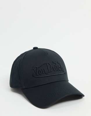 фото Черная кепка с логотипом von dutch-черный