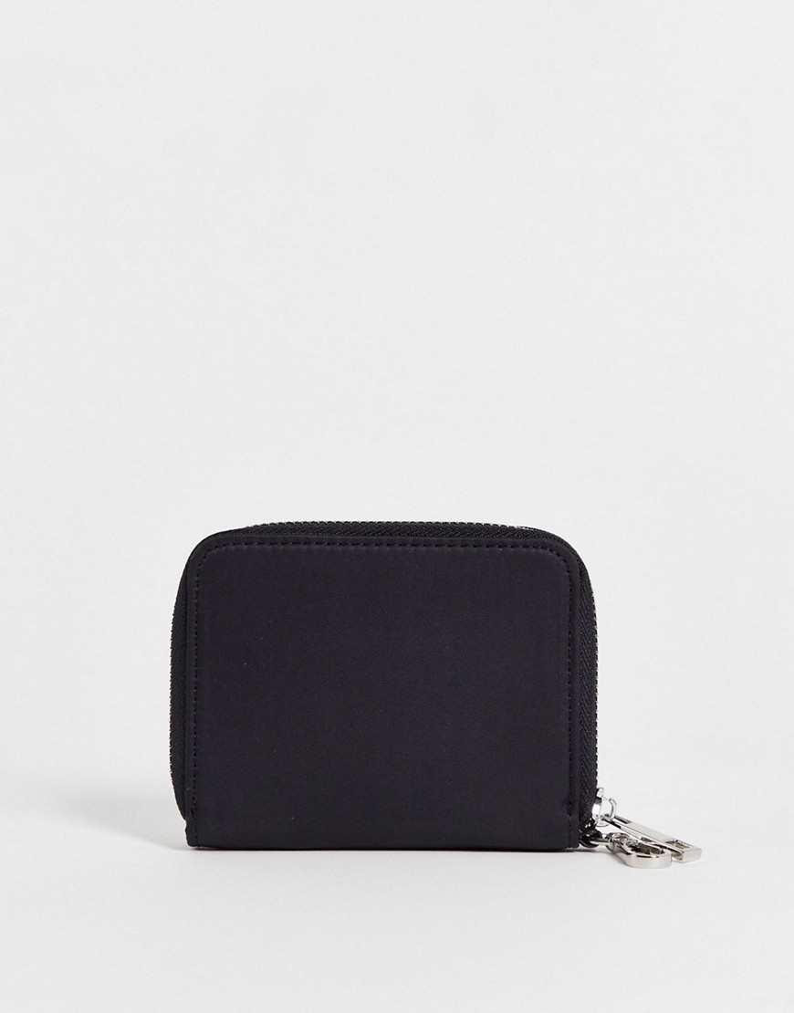 фото Черная кредитница-кошелек из переработанного нейлона asos design-черный цвет