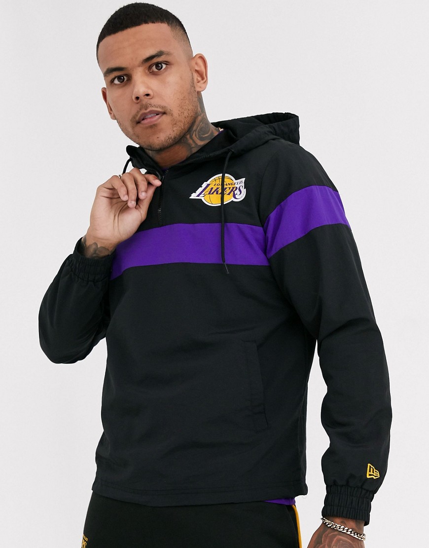 Черная куртка NBA Los Angeles Lakers-Черный New Era 9358596