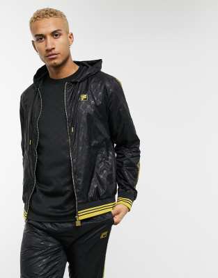 gold fila jacket