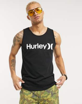 фото Черная майка hurley one and only-черный