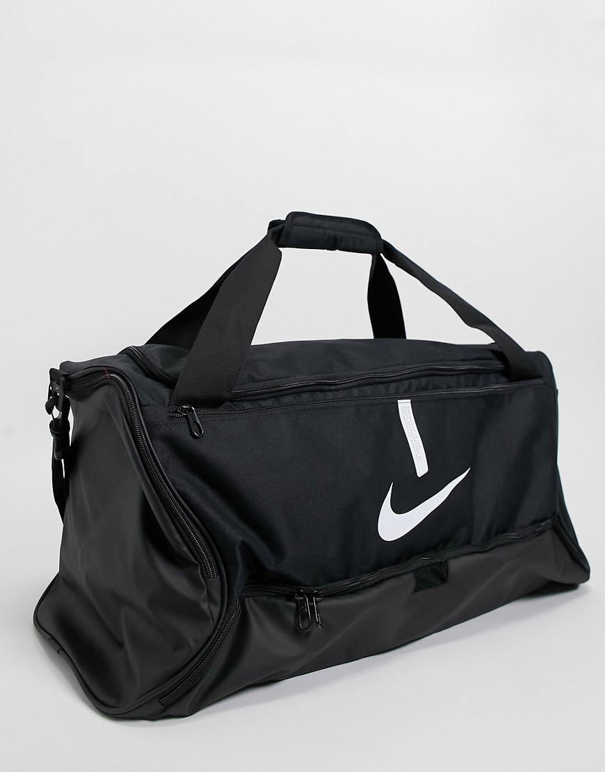 фото Черная маленькая сумка-дафл nike football academy-черный цвет