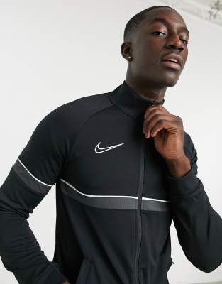 фото Черная олимпийка nike football academy dri-fit-черный цвет