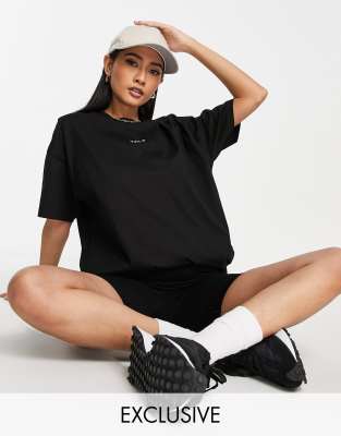 фото Черная oversized-футболка tala ‑ эксклюзивно для asos-черный