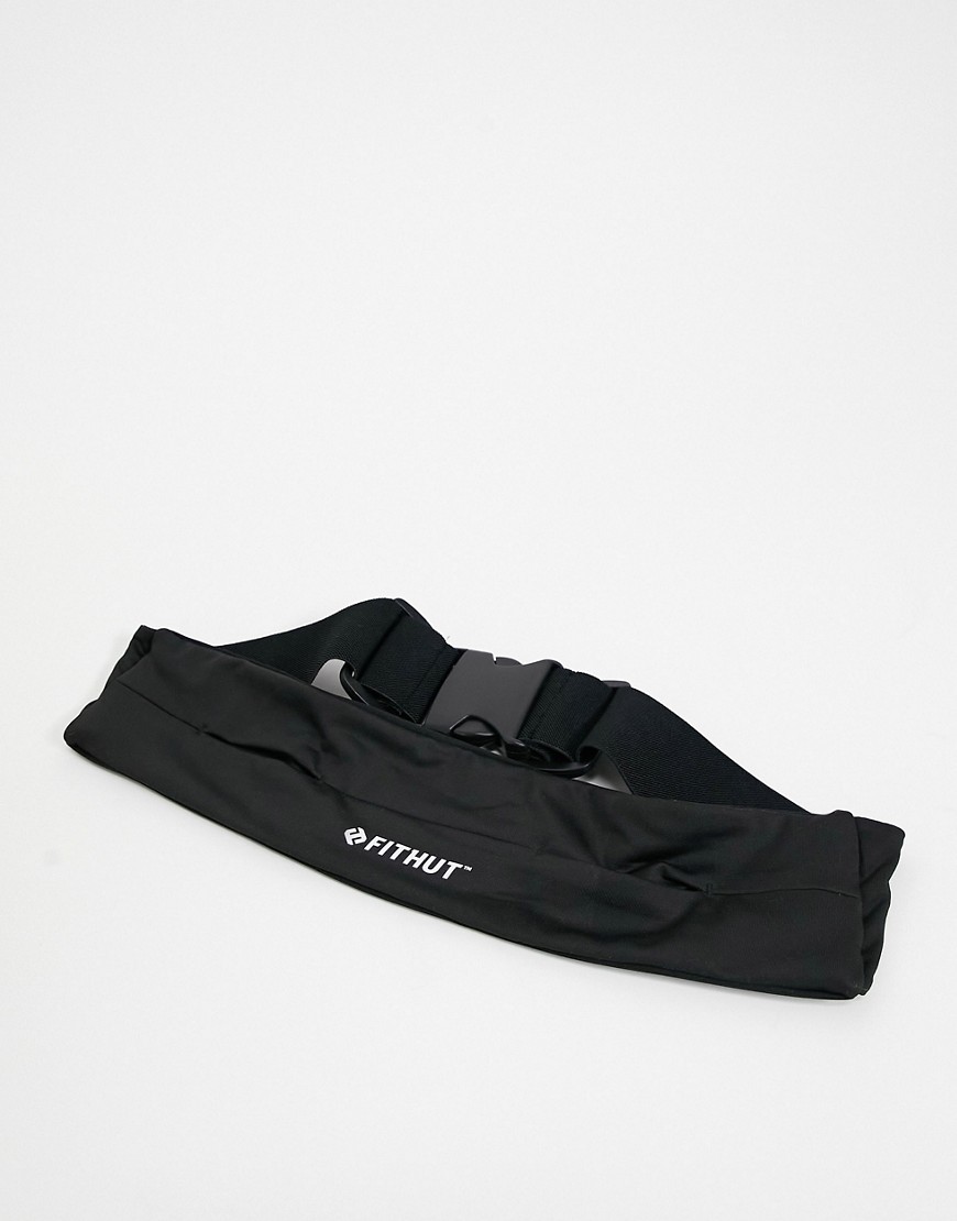 фото Черная поясная сумка fithut-черный цвет