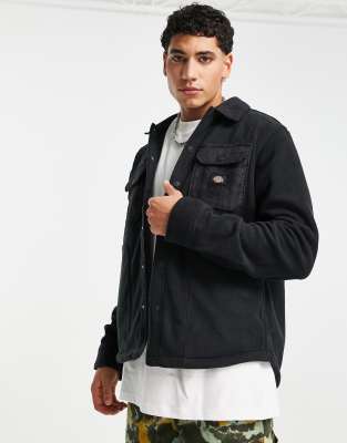 Повседневные рубашки  Asos Черная рубашка Dickies Mackenzie-Черный цвет