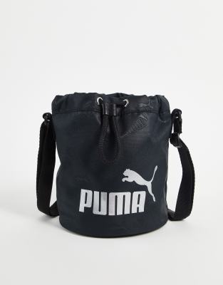 фото Черная/серебристая сумка-мешок puma-черный