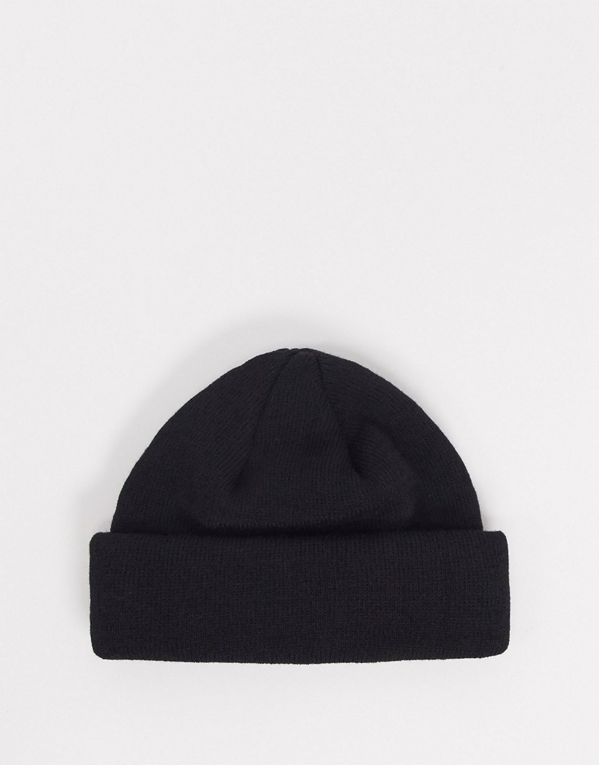 фото Черная шапка-бини asos design-черный