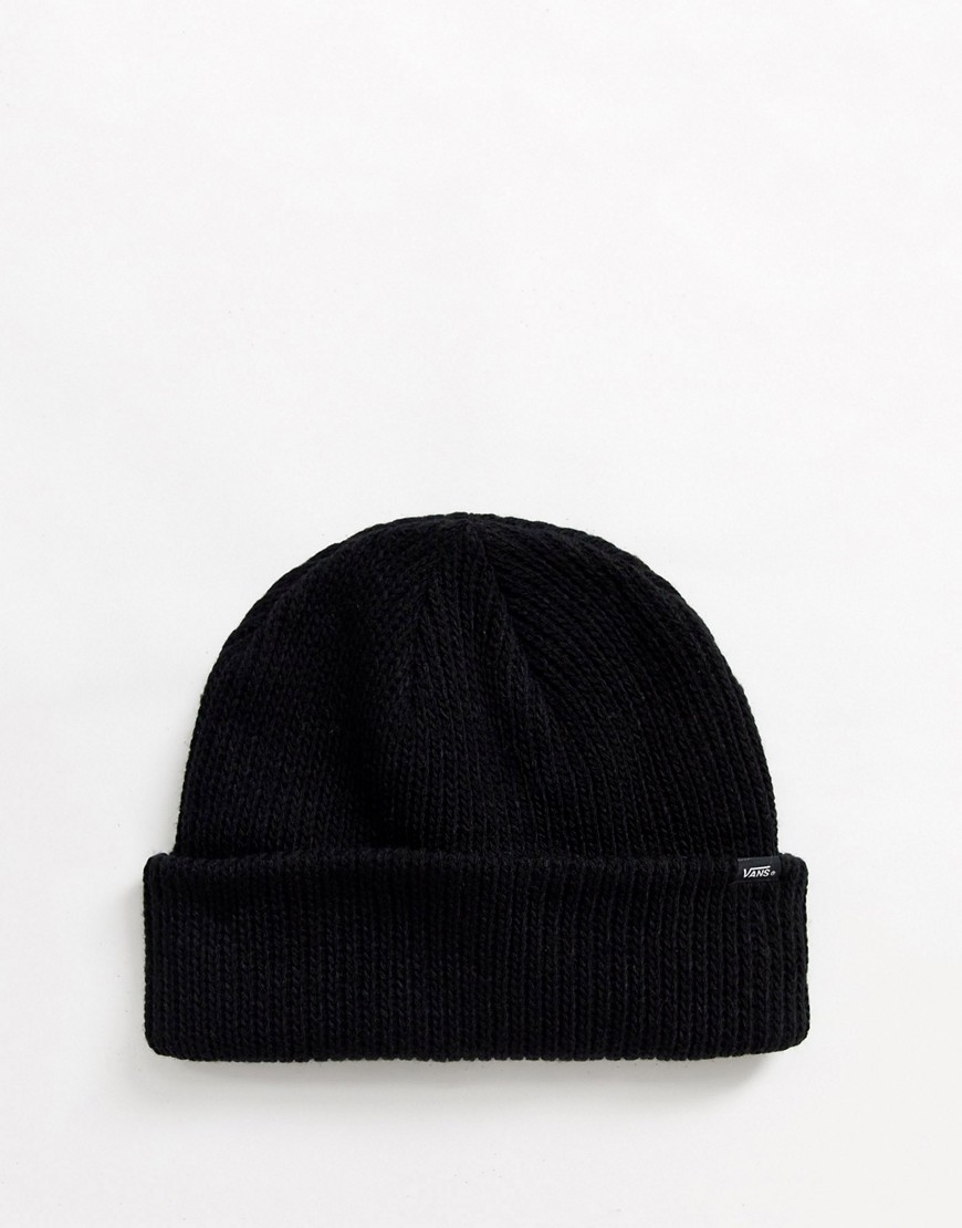 фото Черная шапка-бини vans core-черный