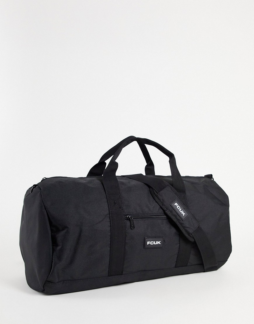 фото Черная спортивная сумка из нейлона french connection fcuk-черный цвет