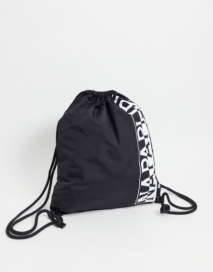 фото Черная спортивная сумка napapijri hack-черный цвет