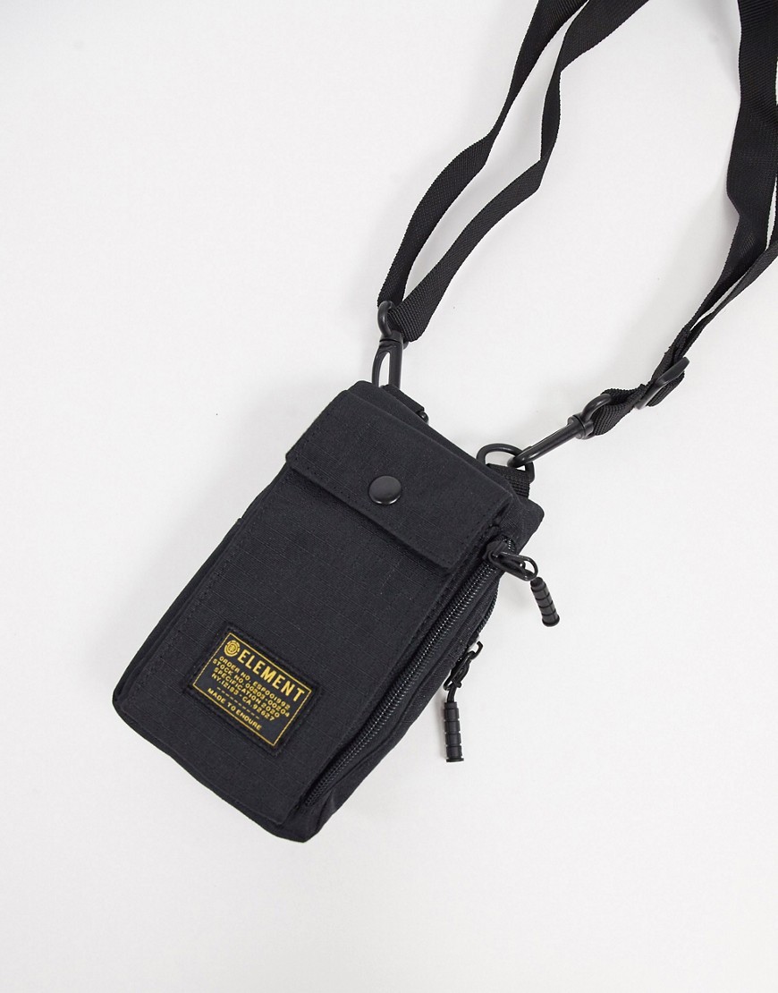 фото Черная сумка через плечо element recruit street-черный