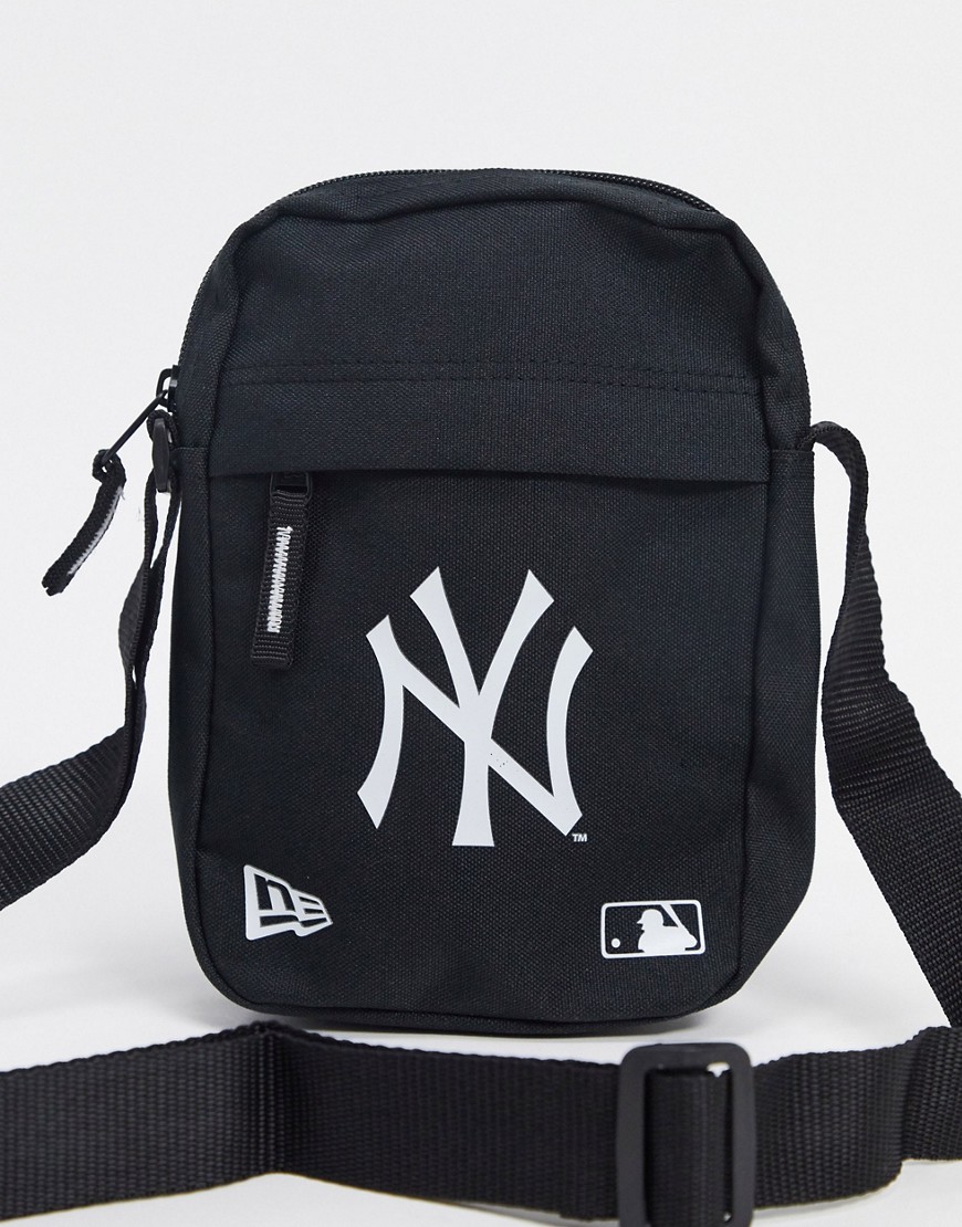 фото Черная сумка через плечо с логотипом new era-черный