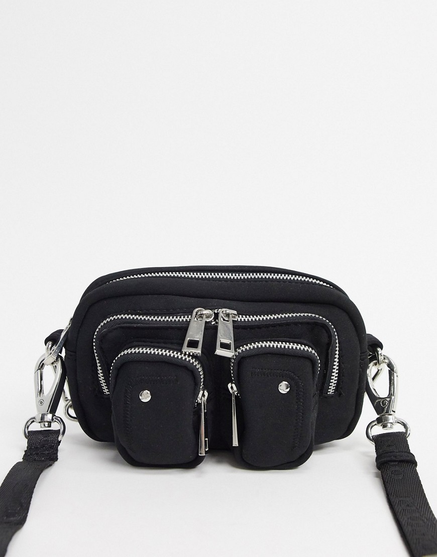 фото Черная сумка через плечо с цепочкой nunoo-черный