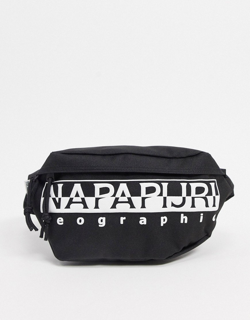 фото Черная сумка-кошелек на пояс napapijri-черный