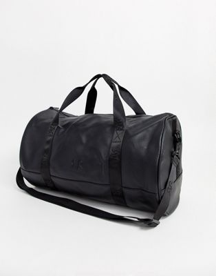 фото Черная сумка с фирменными ремешками river island-черный