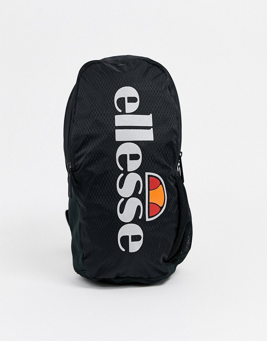 фото Черная сумка со светоотражающим логотипом ellesse-черный