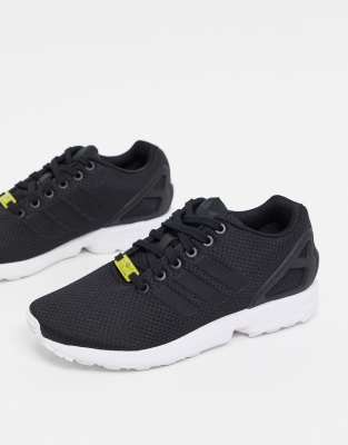  Черно-белые кроссовки adidas Originals ZX Flux-Черный