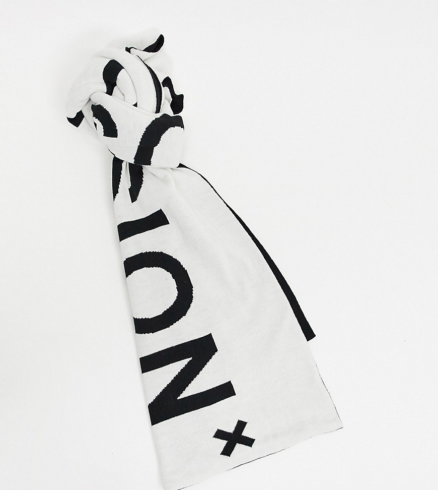 фото Черно-белый шарф с логотипом collusion unisex-черный