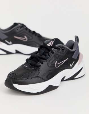 nike tekno pink black