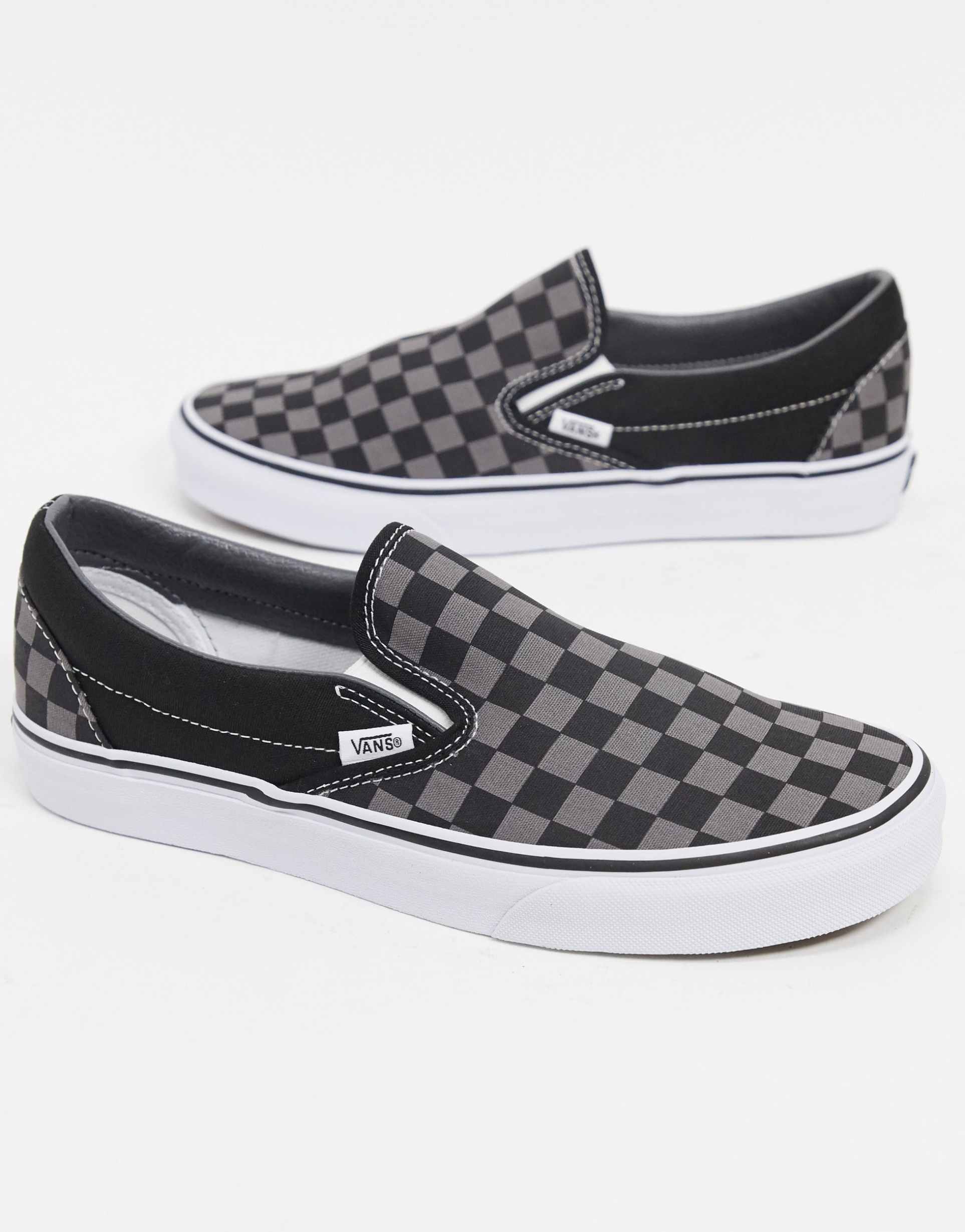 Язык vans. Слипоны vans Classic Grey. Слипоны Ванс в клетку. Кеды Ванс клетчатые. Vans Slip on в клетку.