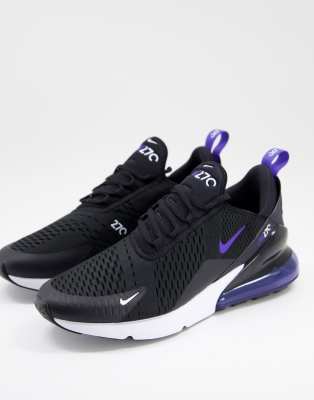 фото Черно-синие кроссовки nike air max 270 se-черный цвет